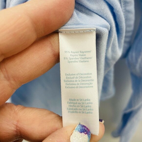 Jane & Bleecker Small Bloomingdales Pajama Top 520 - Picture 5 of 6